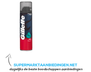 Gillette Scheergel regular aanbieding