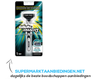 Gillette Scheermes mach3 aanbieding