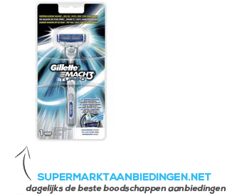 Gillette Scheermes mach3 turbo aanbieding