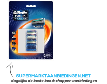 Gillette Scheermesjes fusion proglide manual aanbieding