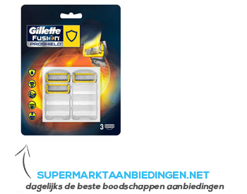 Gillette Scheermesjes proshield hydrating aanbieding