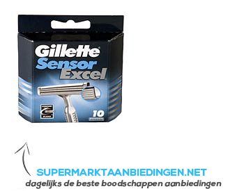 Gillette Scheermesjes sensor excel aanbieding