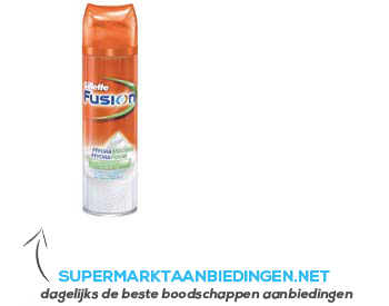 Gillette Scheerschuim Fusion ultra sensitive aanbieding