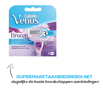 Gillette Venus breeze scheermesjes aanbieding