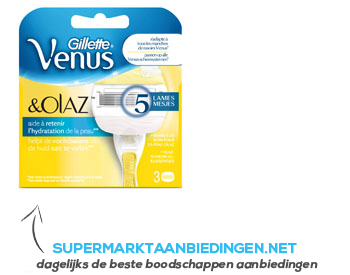 Gillette Venus & Olaz 5 blades aanbieding