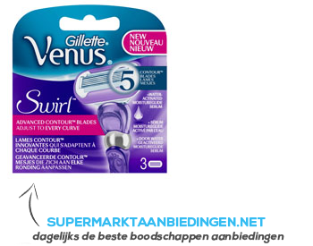 Gillette Venus swirl mesjes aanbieding