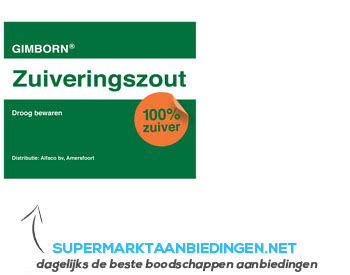 Gimb Zuiveringszout aanbieding