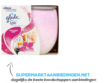 Glade Candle relaxing zen aanbieding