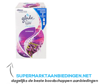 Glade One touch duo lavendel navul aanbieding