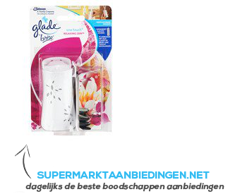 Glade One touch houder relaxing zen aanbieding