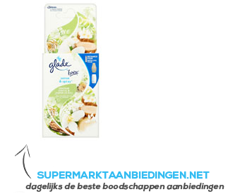 Glade Sense & spray Bali sandalhout/ jasmijn aanbieding