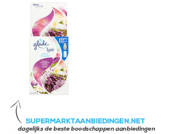 Glade Sense & spray lavendel navul aanbieding