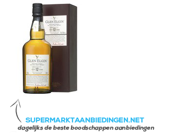 Glen Elgin Single pot still malt whisky 12 years aanbieding