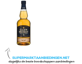 Glen Moray Single malt whisky 16 years