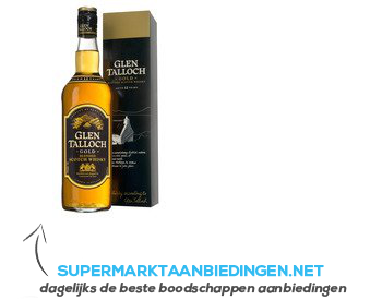 Glen Talloch Gold blended Scotch whisky 12 years aanbieding