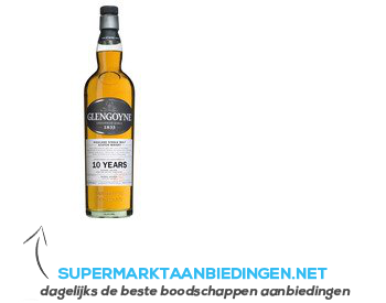 Glengoyne Single malt Scotch whisky 10 years aanbieding