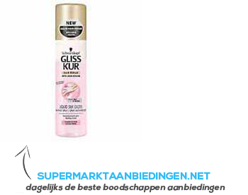 Gliss Kur Anti-Klit spray liquid silk gloss aanbieding