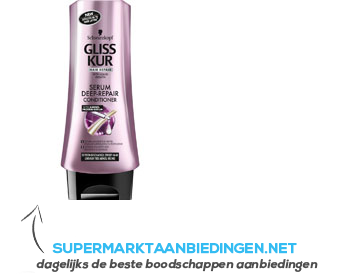 Gliss Kur Conditioner serum deep repair aanbieding