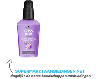 Gliss Kur Serum control & anti-frizz aanbieding