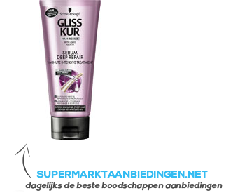 Gliss Kur Serum deep repair tube aanbieding