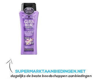 Gliss Kur Shampoo control & anti-frizz aanbieding