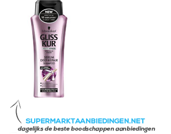 Gliss Kur Shampoo serum deep repair aanbieding