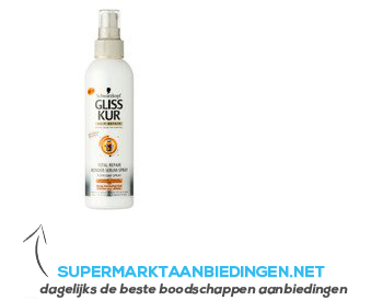 Gliss Kur Total repair wonderserum spray aanbieding