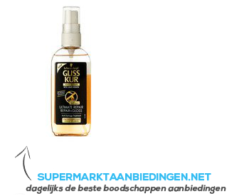 Gliss Kur Ultimate repair spray aanbieding