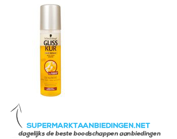 Gliss Oil nutritive anti-klit spray aanbieding