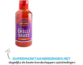 Go-Tan Chilli sauce sweet aanbieding