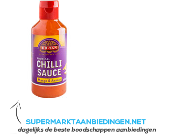 Go-Tan Mango & ananas chilli sauce aanbieding