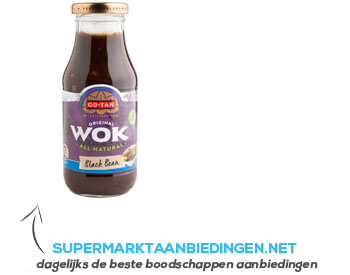 Go-Tan Original wok black bean aanbieding