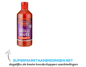 Go-Tan Sweet chilli sauce aanbieding