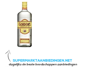 Gordon's London Dry Gin aanbieding