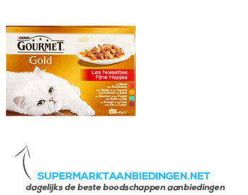 Gourmet Gold fijne hapjes 12 porties aanbieding