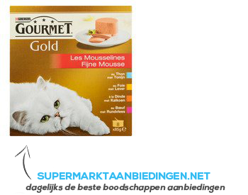 Gourmet Gold variatie mousse aanbieding