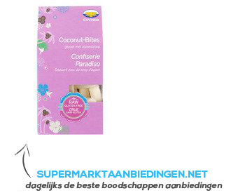 Govinda Coconut bites aanbieding