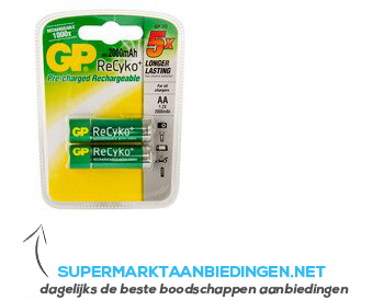 GP ReCyko AA blister 2 aanbieding