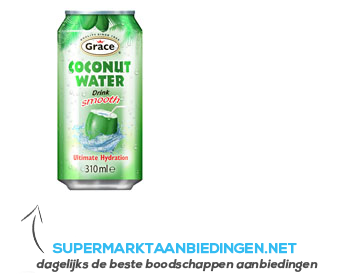 Grace Coconut water smooth aanbieding