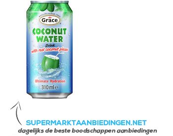 Grace Coconut water with pulp aanbieding