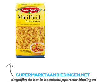 Grand'Italia Mini fusilli tradizionali aanbieding