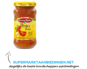 Grand'Italia Pesto rosso aanbieding