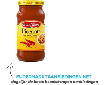 Grand'Italia Piccante met paprika aanbieding