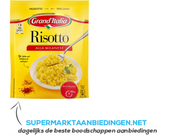 Grand’Italia Risotto alla milanese aanbieding