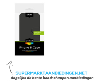 Grixx Case iPhone 6 black aanbieding