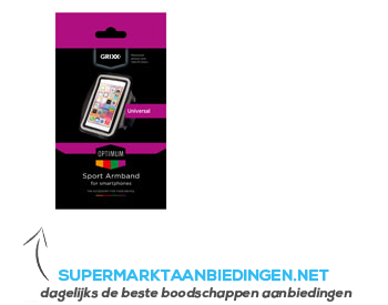 Grixx Sport armband voor smartphones aanbieding