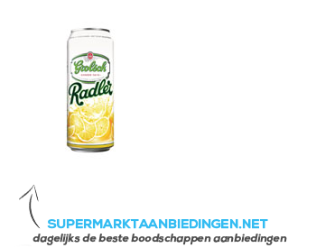 Grolsch Radler lemon aanbieding