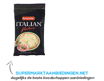 Grozette Italian flakes aanbieding