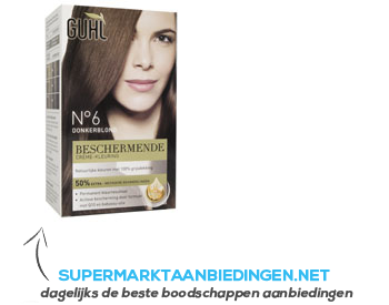 Guhl Besch. crème-kleuring donkerblond 6 aanbieding