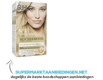 Guhl Besch. crème-kleuring ext licht blond 10 aanbieding